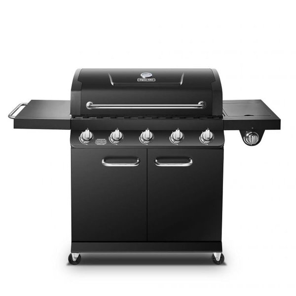 Curtilage Premier 5 Burner Propane Gas Grill, Black CU2473359